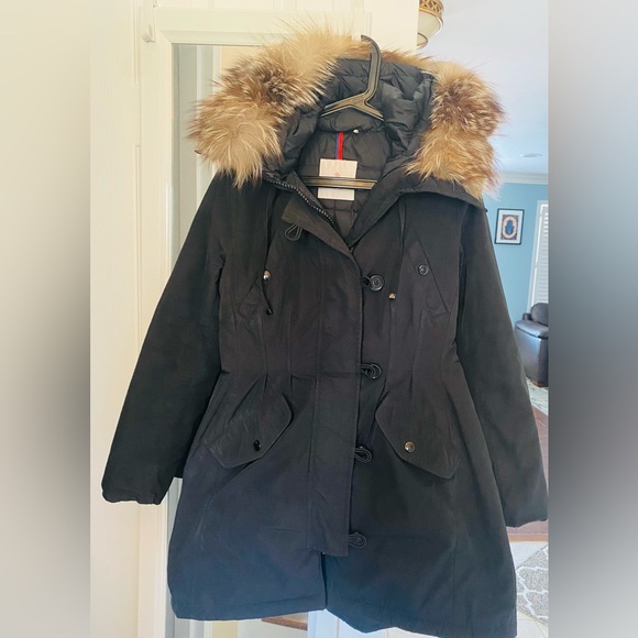 Moncler Jackets & Blazers - Moncler down jacket size T2 with real fur runs like medium
